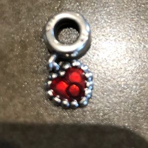 Red Engagement ring Pandora  dangle charm!